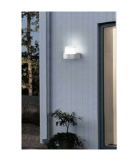 Applique Moderna A Led Grigio Esterno Da Parete 7 W Luce 6500k 3000k 4000k Es57         