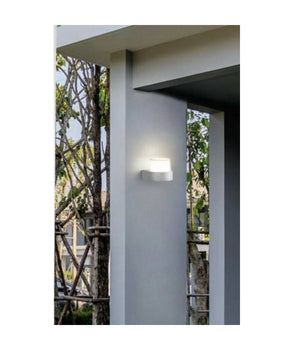 Applique Moderna A Led Grigio Esterno Da Parete 7 W Luce 6500k 3000k 4000k Es57         