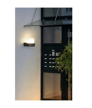 Applique Moderna A Led Per Esterno Da Parete Nero 7w Luce 6500k 3000k 4000k Es57         