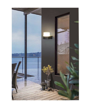 Applique Moderna A Led Per Esterno Da Parete Nero 7w Luce 6500k 3000k 4000k Es57         