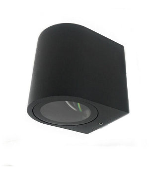 Applique Moderno A Parete Per Esterno Lampada Giardino Faretto Gu10 Ip65 Es53         