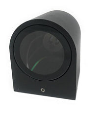 Applique Moderno A Parete Per Esterno Lampada Giardino Faretto Gu10 Ip65 Es53  Nero       