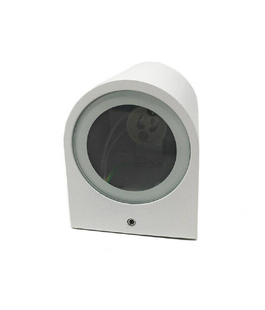 Applique Moderno A Parete Per Esterno Lampada Giardino Faretto Gu10 Ip65 Es53         