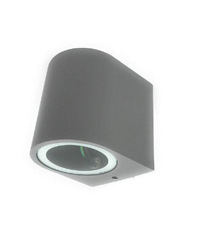 Applique Moderno A Parete Per Esterno Lampada Giardino Faretto Gu10 Ip65 Es53         