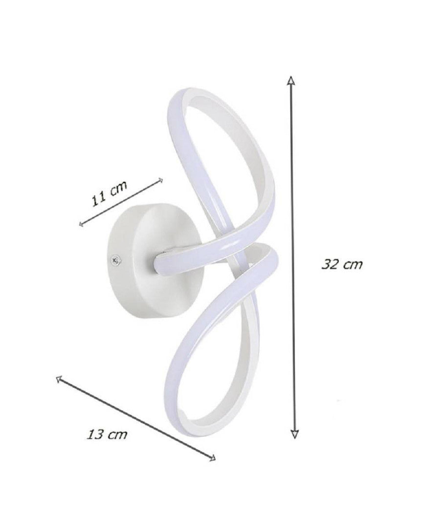 Applique Moderno Intrecciato A Led 13 W Da Parete 3 Colorazione Di Luce Aq30-3c         