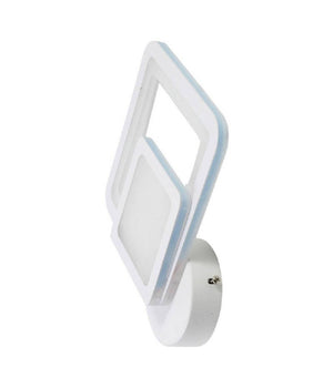 Applique Moderno Led Rombo 12w Lampada Da Parete Tre Colorazione Di Luce E82-b3c         