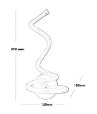 Applique Moderno Spirale Led 12 W Da Parete Abat Jour 3 Colorazione Luce E24-3c         