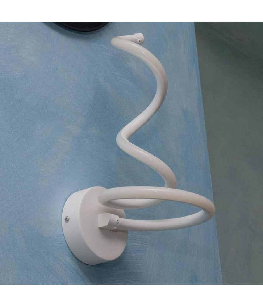 Applique Moderno Spirale Led 12 W Da Parete Abat Jour 3 Colorazione Luce E24-3c         