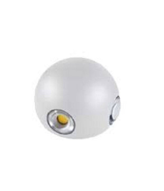 Applique Muro A Sfera 4 Fasci Di Luce Esterno Bianco Luce 3000k 6000k 4000k Es58  -bianco Caldo      -