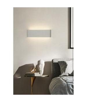 Applique Muro Led 15 W Doppia Emissione Di Luce Bianco Rettangolare Moderno E57         
