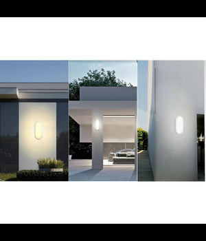 Applique Muro Led 18w Plafoniera Giardino Tartaruga Ip65 6500k 3000k 4000k Es51         