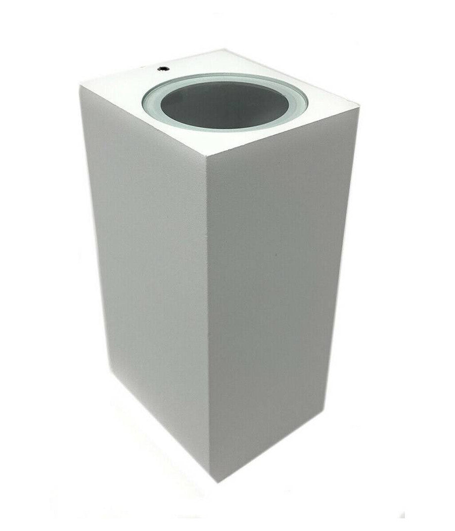 Applique Parete Doppia Emissione Attacco Gu10 Lampada Moderna Es55 Up & Down Ip65         