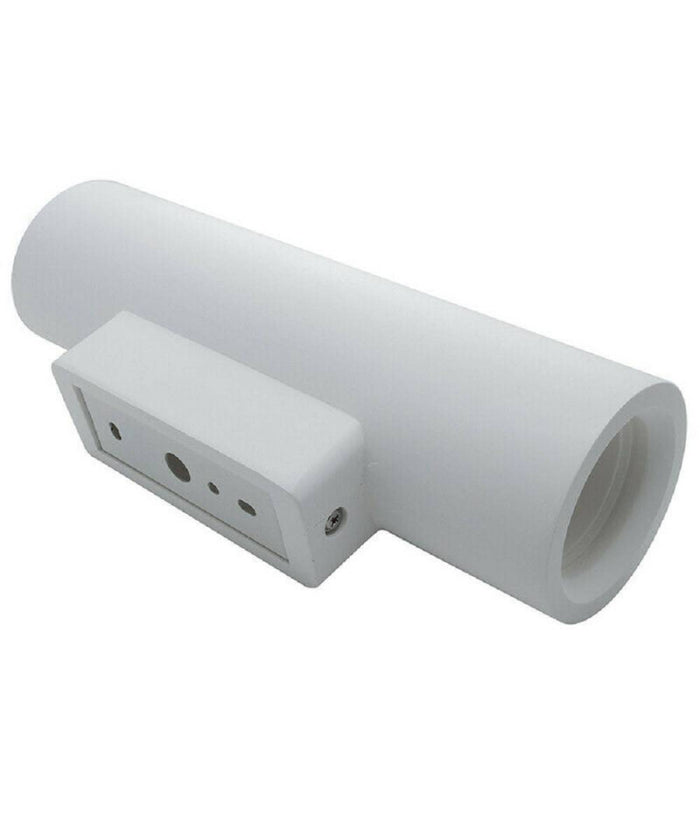 Applique Parete Doppia Emissione Up Down Gesso Verniciabile Cilindro Gu10 Gs-e50         