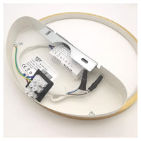 Trade Shop - Applique Parete Led 14w Cerchio Oro Lampada Tonda Design Moderno Luce 4000k 71255         