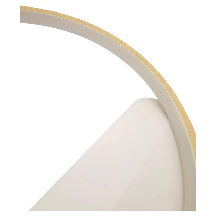 Trade Shop - Applique Parete Led 14w Cerchio Oro Lampada Tonda Design Moderno Luce 6500k 71262         