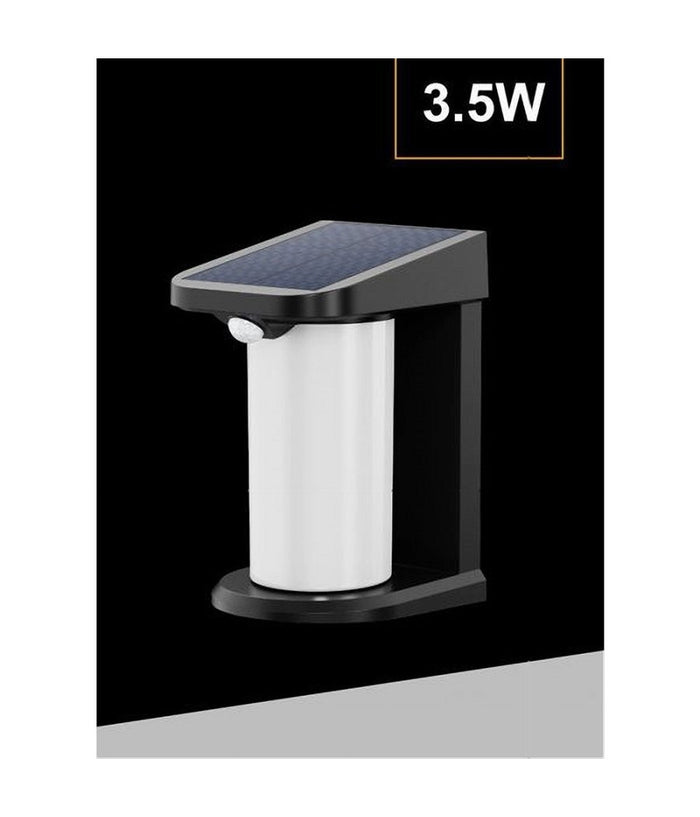 Applique Parete Led Luce 3000k 6500k Pannello Solare Sensore Movimento Yh0619-pir         