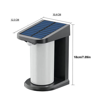 Applique Parete Led Luce 3000k 6500k Pannello Solare Sensore Movimento Yh0619-pir         