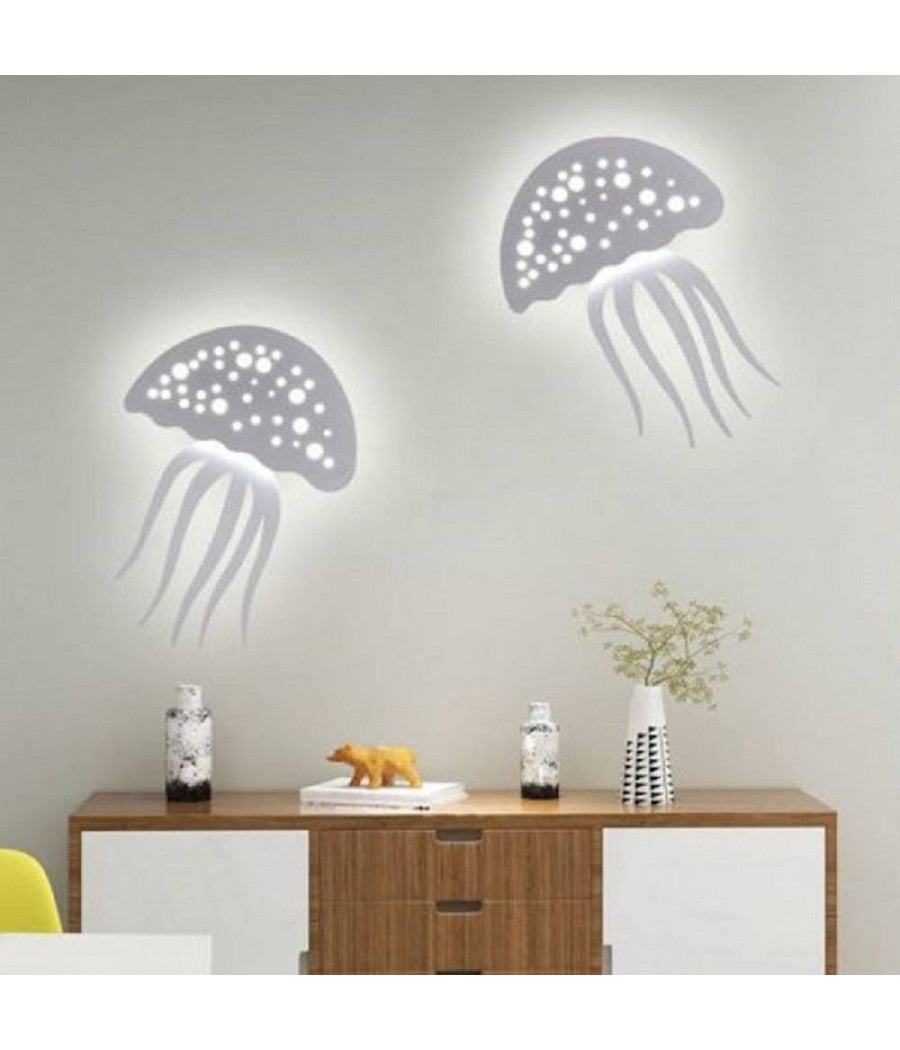 Applique Parete Led Medusa 3 Tonalità  Luce Moderno 8w Bianca Dimmerabile Aq27-b3c         