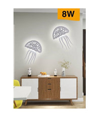 Applique Parete Led Medusa 3 Tonalità  Luce Moderno 8w Bianca Dimmerabile Aq27-b3c         
