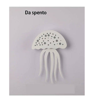 Applique Parete Led Medusa 3 Tonalità  Luce Moderno 8w Bianca Dimmerabile Aq27-b3c         