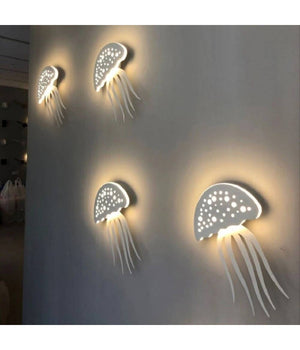 Applique Parete Led Medusa 3 Tonalità  Luce Moderno 8w Bianca Dimmerabile Aq27-b3c         