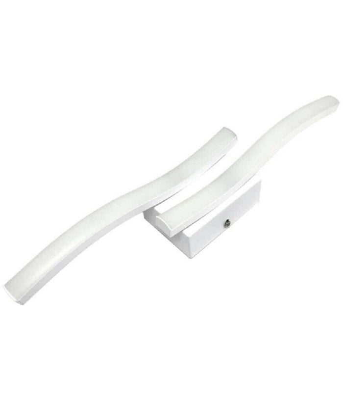 Applique Parete Onda 10w Plafoniera Moderno Bianco Luce Fredda Naturale Calda E26         