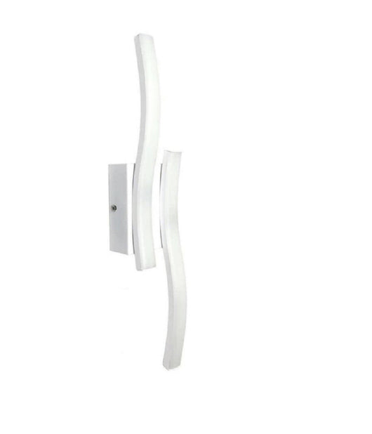 Applique Parete Onda 10w Plafoniera Moderno Bianco Luce Fredda Naturale Calda E26         