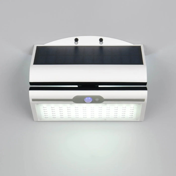 LÚZETE - APPLIQUE SOLARE ESTERNO 5W 4000K SENSOR BASCULANTE IP44 MACADAMIA