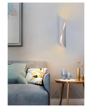 Applique Ultra Moderno Spirale Doppia Emissione Da Parete Lampada Attacco G9 E31         