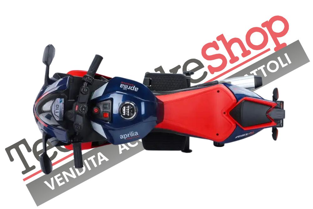 Moto Elettrica per Bambini Aprilia Racing RSV4 Small 12V-Nero