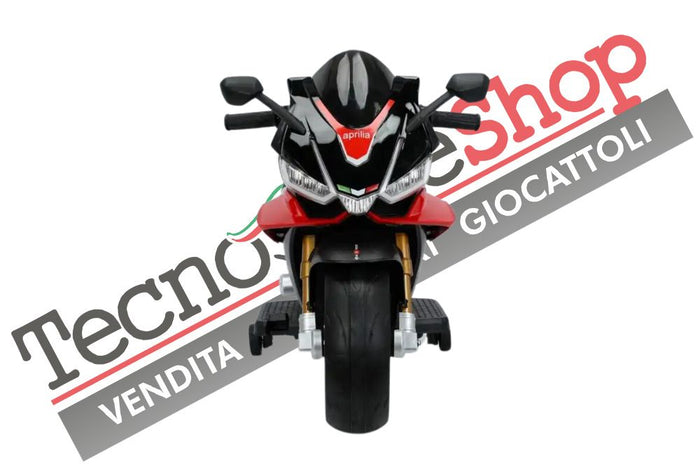Moto Elettrica per Bambini Aprilia Racing RSV4 Small 12V-Nero
