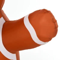 Omino Pan di Zenzero Gonfiabile 183cm, Luci LED Integrate, Decorazione Natalizia da Esterno