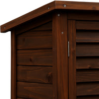 Arborea - Armadietto da Giardino 87x96,5x46,5 cm 2 Ante in Legno di Abete per Attrezzi