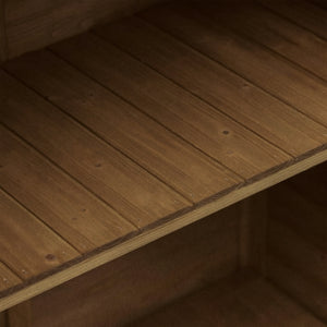 Arborea - Armadietto da Giardino 87x96,5x46,5 cm 2 Ante in Legno di Abete per Attrezzi