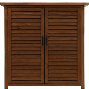 Arborea - Armadietto da Giardino 87x96,5x46,5 cm 2 Ante in Legno di Abete per Attrezzi