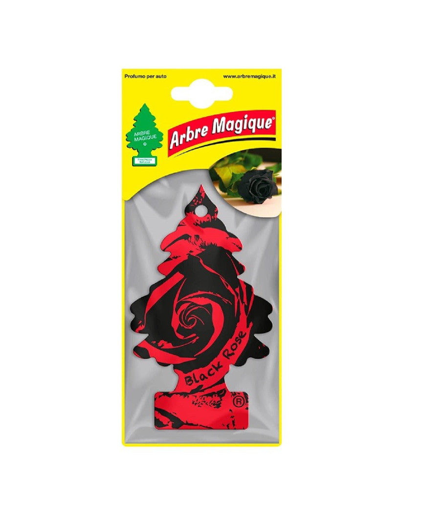 Arbre Magique Deodorante Profumatore Per Auto Profumazione Fragranza Black Rose         