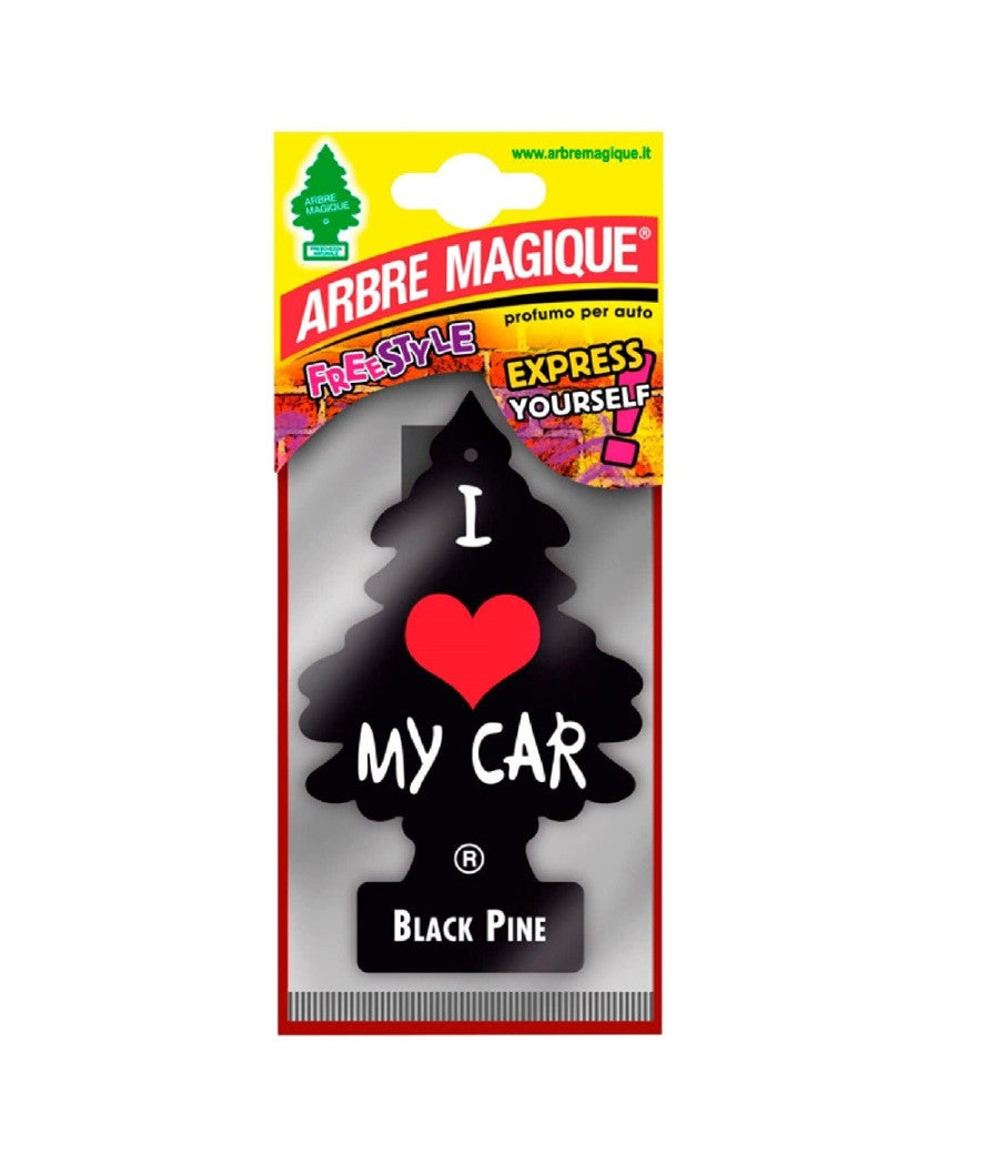 Arbre Magique Mono Deodorante Profumatore Auto Profumazione Fragranza Black Pine         