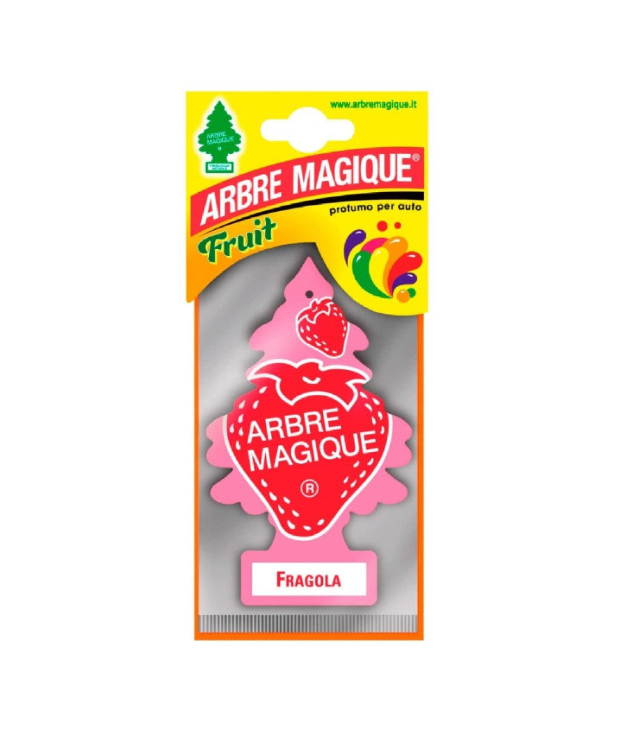 Arbre Magique Mono Deodorante Profumatore Auto Profumazione Fragranza Fragola         