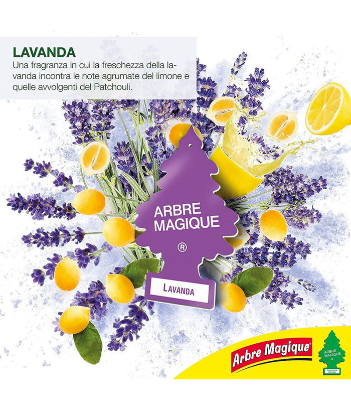 Arbre Magique Mono Deodorante Profumatore Auto Profumazione Fragranza Lavanda         