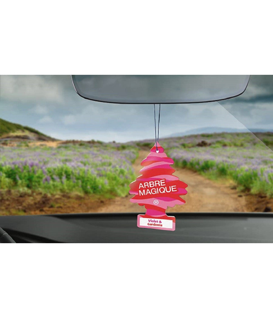 Arbre Magique Mono Profumatore Per Auto Profumazione Fragranza Violet & Gardenia         