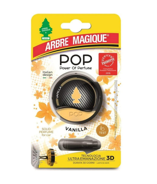 Arbre Magique Pop Profumatore Deodorante Per Auto Profumazione Vanilla Vaniglia         