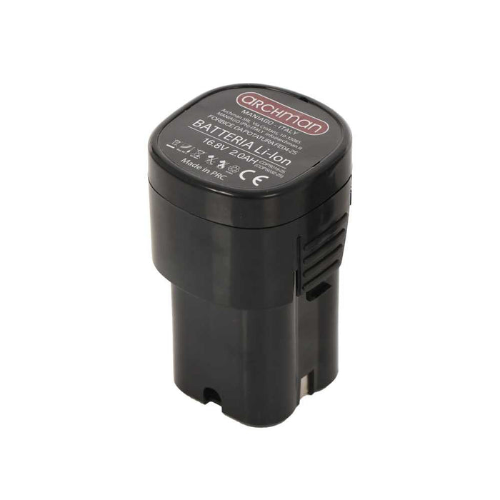 BATTERIA RICARICABILE 16,8V 2Ah RICAMBIO PER FORBICE A BATTERIA FE04-25 ARCHMAN