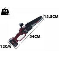 POTATORE SEGHETTO MOTOSEGA A BATTERIA 21V+2 BATT. 4Ah 20cm Ø160mm PE01X ARCHMAN