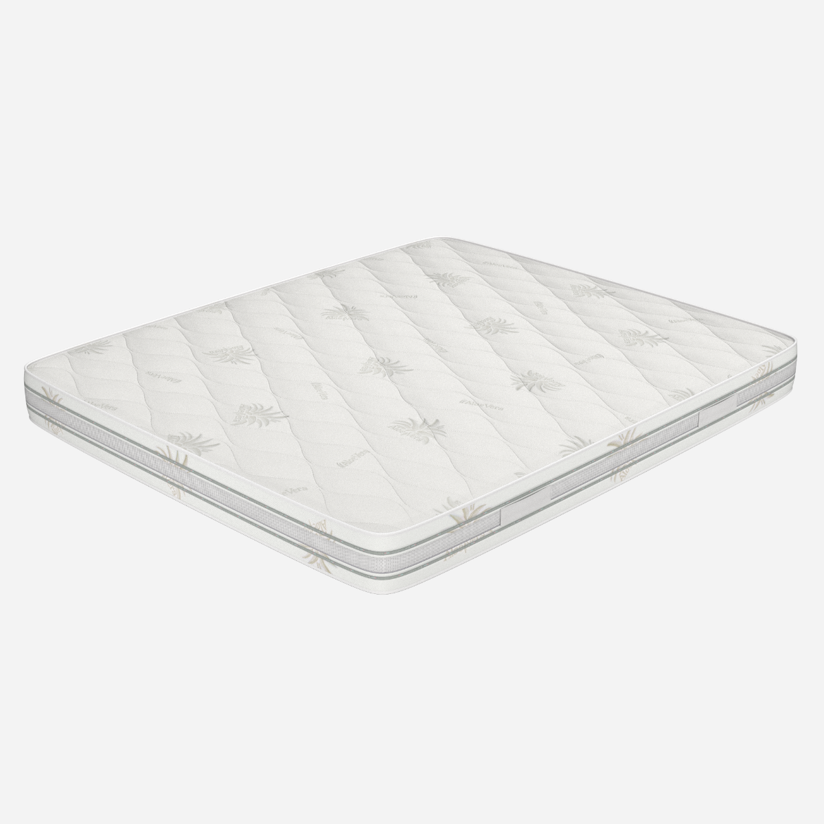 Materasso Matrimoniale 165x200, alto 18 cm, Multionda - Memory, Gel Relaxa, Sfoderabile, Rivestimento Aloe Vera | Arcobaleno