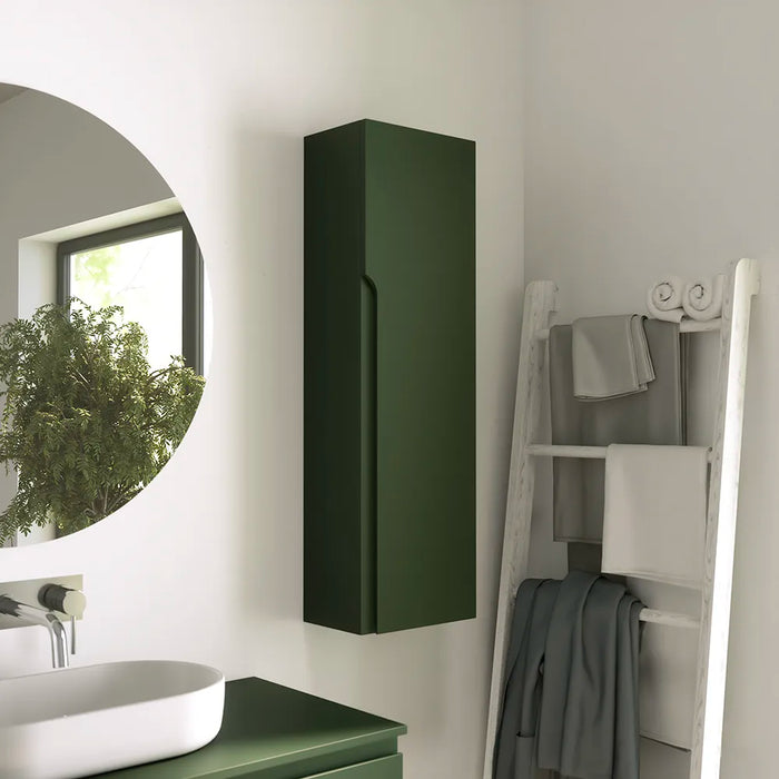 Colonna bagno sospesa altezza 100cm verde foresta reversibile | Ardenne