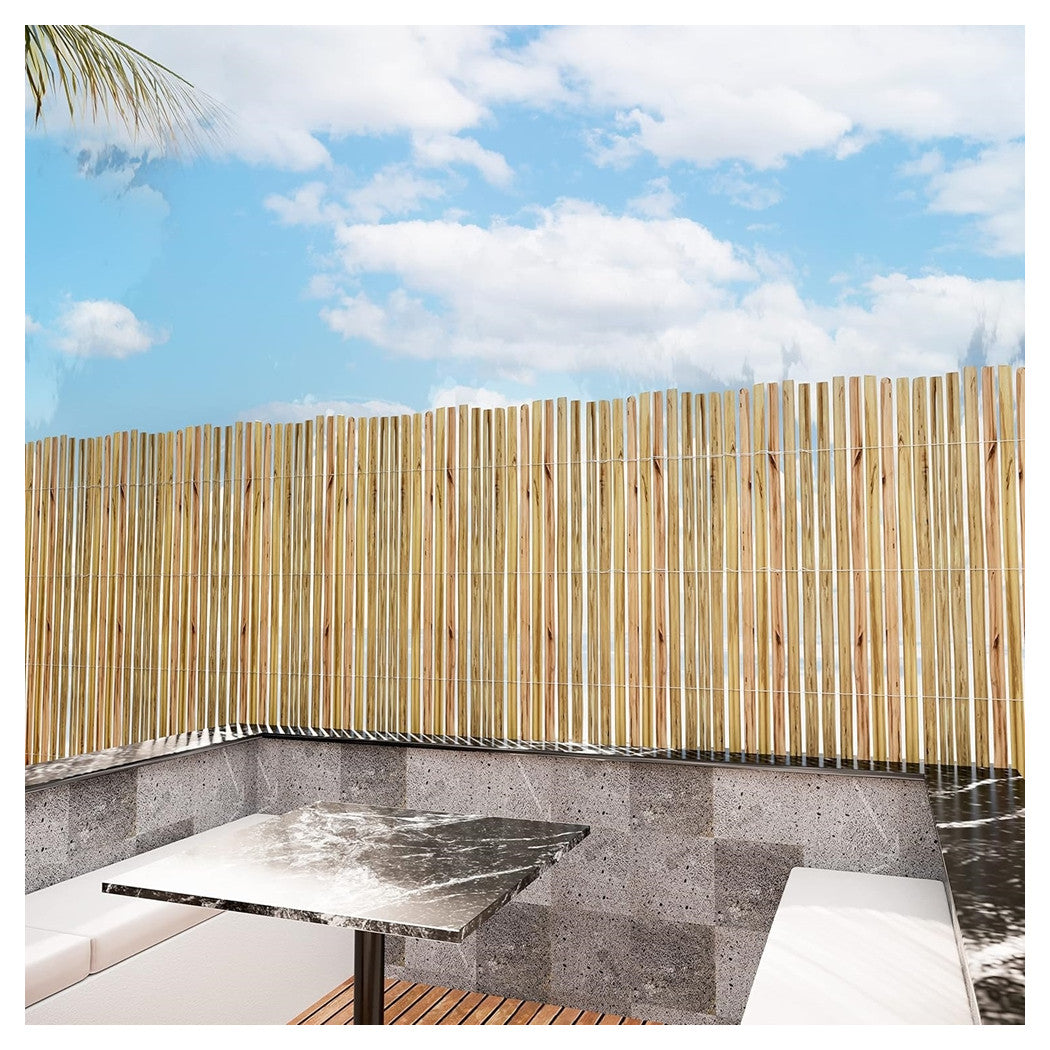 Trade Shop - Arella Canniccio Recinto Cannette Bambù Spaccato 3x1.5mt Giardino Terrazza Ombra 017850 -