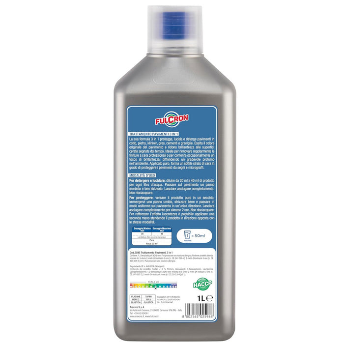 Arexons Fulcron 3in1 Deterge Lucida E Protegge Pavimenti