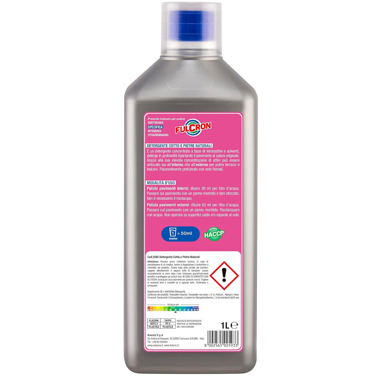 Arexons Fulcron Detergente Concentrato Cotto E Pietre 1 Lt