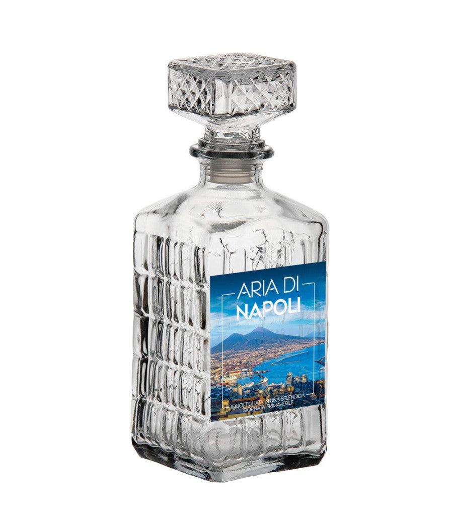 Aria Di Napoli Bottiglia Decorativa Contente Aria Della Città  Partenopea 23x9x9         