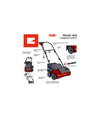 Arieggiatore Elettrico Einhell Rg-sa 1433 Scarificatore Motore 1400 W         